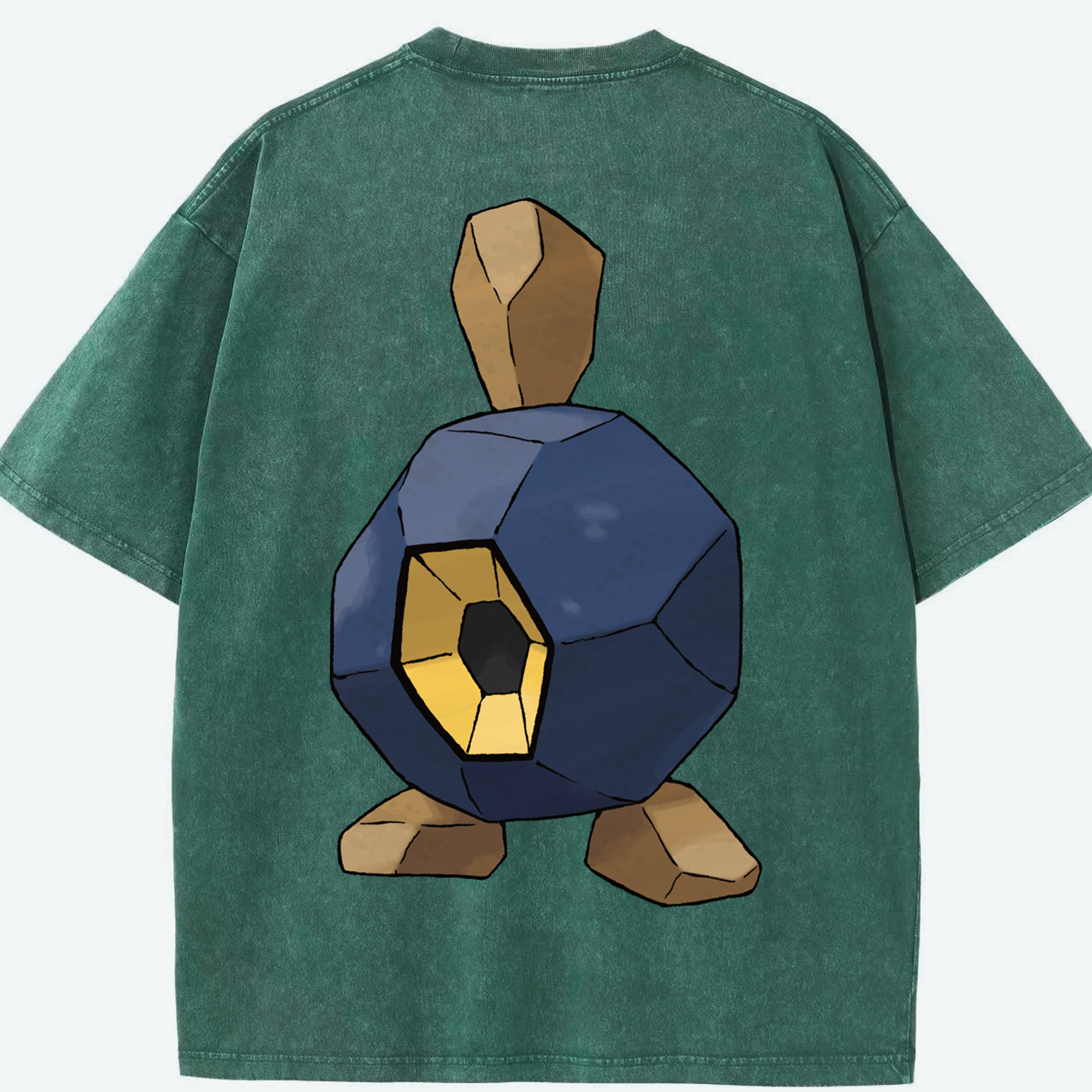 （画像用） ポケットモンスター Pokémon 綿100% ヴィンテージ風 半袖Tシャツ（背面プリント）